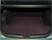 Car Boot Protector for GAC for TRUMPCHI for EMPOW 2022 2023 2024 2025 Car Trunk Main Mat Protect Cover Car Trunk Mats(Black red)