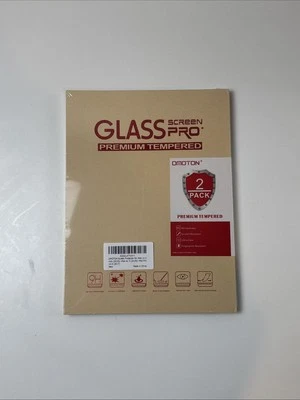 {2-Pack}HD Clear Tempered Glass Screen Protector For iPad 10.2(2019)/Pro 10.5