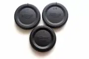 3 x Nikon Body Caps for D-7000 D7100 & D-7200/All F-mount Nikon's-U.S.A.Seller.