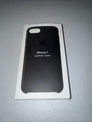 Authentic Apple Phone Case iPhone 7 Black Natural Grain Leather Mmy52zm/a