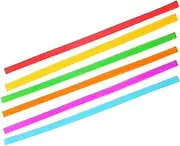 ETHZZLE 6pcs Beach Towel Clips: Silicone Bands for Beach Chairs - Elastic Clips for Fixing Towels On Lounge Chairs and Camping Gear
