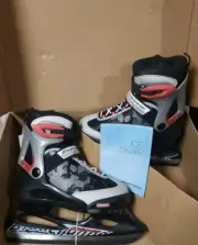Bladerunner Ice Skates Micro Ice 2-5 US 1-4 UK Hinged Molded Cuff PADDED Lining