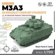 SSMODEL SS700791 1/700 Military Model Kit US M3A3 Bradley Cavalry Chariots