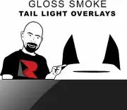 Rtint Tail Light Tint Overlay for Honda CR-Z 2011-2016 - Gloss Smoke (for: Honda)