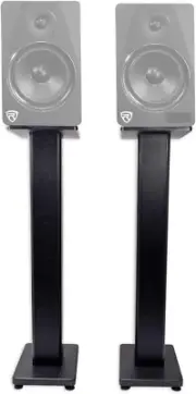 2 RHTSB 36" Inch Bookshelf Speaker Stands Surround Sound Home Theater, Black