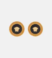 [Versace] Versace Enamel Medusa stud earrings One Size gold