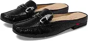 [MARC JOSEPH NEW YORK] Women's Grand Mule Oxford Flat, Black Snake, 6.5