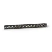 Black Box CAT6A Shielded Feed-Through Patch Panel (c6afp70s24)