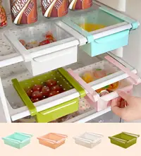 在飛比找樂天市場購物網優惠-冰箱懸掛夾式收納盒 日式冰箱收納盒 食品飲料抽屜式儲物盒 收