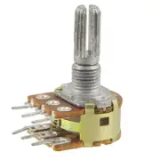 Knutled Shaft Dual Taper Linear Potentiometer 10K ohm B10K