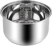 304 Stainless Steel Rice Cooker Inner Bowl,Compatible For Zojirushi NS-TSC10 (5.5cups) Multi-Cooker Replacement Inner Po Rice Cooker Accessories