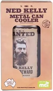 Ned Kelly Metal Can Cooler