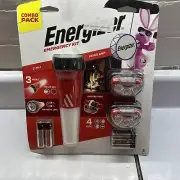 Energizer Emergency Flashlight and Headlamp Kit NEW