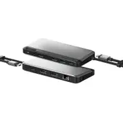 Alogic U1CAD-SGR USB-C Dual Display Dock MX2 Lite DisplayPort Edition Compact Light Design
