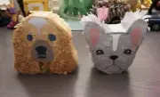 Cocker Spaniel and French Bulldog | Hand Made Mini 8” Piñatas | Party Pinatas