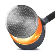 Non Stick Cookware Set Cookware Pot Frying Basket With Vented Glass Lid Kitchen
