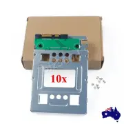 10X HP 654540-001 SAS SATA SSD 2.5" to 3.5"Drive Adapter Enclosure Caddy