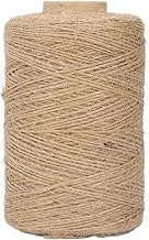 Respicefinem 300M Length 1mm Diameter Single Strand Jute Twine Ideal for DIY Handcraft Accessory and Home Decoration