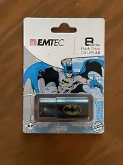 Emtec 8gb Flash Drive Usb 2.0 (Limited Edition) Batman 75th...