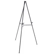 66" Black Aluminum Display Easel and Presentation Stand, Floor and Tabletop Use
