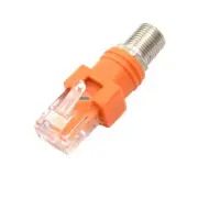 Multi Purpose RF Female To RJ 45 Male Coaxial Coupler Adapter FRJ45 Connector