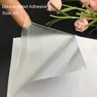 10 Sheet A4 Double-sided Tape Clear Adhesive Sticker Paper Handcrafts Making DIY