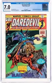 Daredevil #122 (1975) Bronze Age Marvel 1st Blackwing Nice CGC 7.5