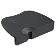 Crema Pro Tamper Mat Thick Durable Food Grade Silicon Rubber With Overhang Black