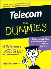 在飛比找三民網路書店優惠-TELECOM FOR DUMMIES