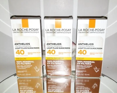 La Roche-Posay Anthelios SPF 40 Tinted Mineral Light Fluid Sunscreen 1.7oz PICK