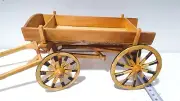 3- Wood horse carriage, Wood Vintage Covered Wagon, Wood Horse Cart