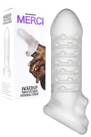 Doc Johnson Jacked Up 6" Slender Penis Extender with Ball Strap