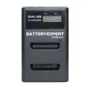 External USB Dual Camera Battery Charger For Fujifilm Fuji FinePix XP140 L50 XP10 XP20 J10 JV250 Z33WP Instax Mini 90 Neo Classic NP-45 NP-45S NP-45A