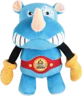 GIGWI ROCK ZOO KING BOXER RHINO PLUS WITH SQUEAKER BUNGEE ARM MEDIUM/LARGE
