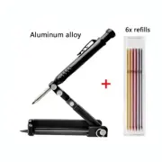 Multi-Function Scribing Tool DIY Carpentry Graffiti Line Measuring Hand Tools Al