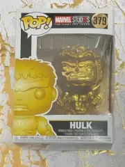 Funko Pop Hulk Gold 379 Chrome Vinyl Figure + Free Protector