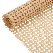 Plastic Rattan Cane Webbing Roll,16 Inch x 6.7 FT Hand Woven Faux Woven
