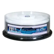 300 OQ 6x 25GB Blu-ray BD-R White Thermal HUB Printable Blank Disc OQBDR06WTP-25