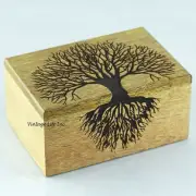 Wooden Small Cremation Urns For Human Or Pet Ashes | Small Urns Box | Funery Urn