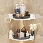 Easy-install Bathroom Rack Adhesive Shower Holder Capacity Corner Caddy