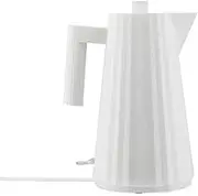 Alessi Plisse 2400W Electric Kettle, White, 1.7 Litre Capacity