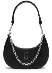 Marc Jacobs The Curve Small Leather Shoulder bag - Black ONE SIZE