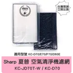 【袋材王】副廠通用 SHARP 夏普 空氣清淨機 濾網 活性炭 KC-JD70T KC-D70/E70/D60