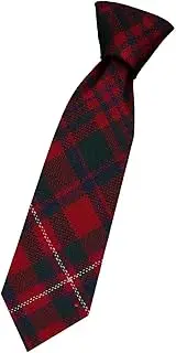 [I LUV LTD] Boys All Wool Tie Woven And Made in Scotland in MacKinnon Modern Tartan