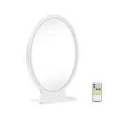 Large Lighted Makeup Mirror With Remote Control 4 Colour Modes White