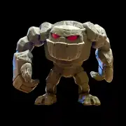 UNPAINTED Rock Golem 3D Printed Model Kit 7" Tall (5-24)