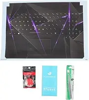 CIYODO 1 Set Laptop Skin and Keyboard Cover Protector for Removable Adhesive Scratch High Definition Print Full Edge Protection Easy Installation and Detachment