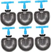 Abaodam 6Pcs Rabbit Water Bowl Automatic Drinker for Animals Durable and Securely Hangs for Easy Access for Rabbits and Guinea Pigs