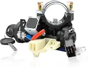 81905-C2510 Ignition Lock Cylinder & Housing for 2015 2016 2017 2018 2019 Hyundai Sonata Ignition Lock Switch Lock Cylinder Assembly with 2 Keys, Replaces 81905C2510, 81970-C1A00 Ignition Switch Kits