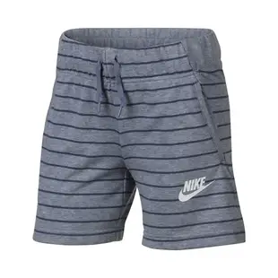 【NIKE 耐吉】906 G NSW SHORT PE女童 休閒 訓練 運動 短褲 灰AQ9170445